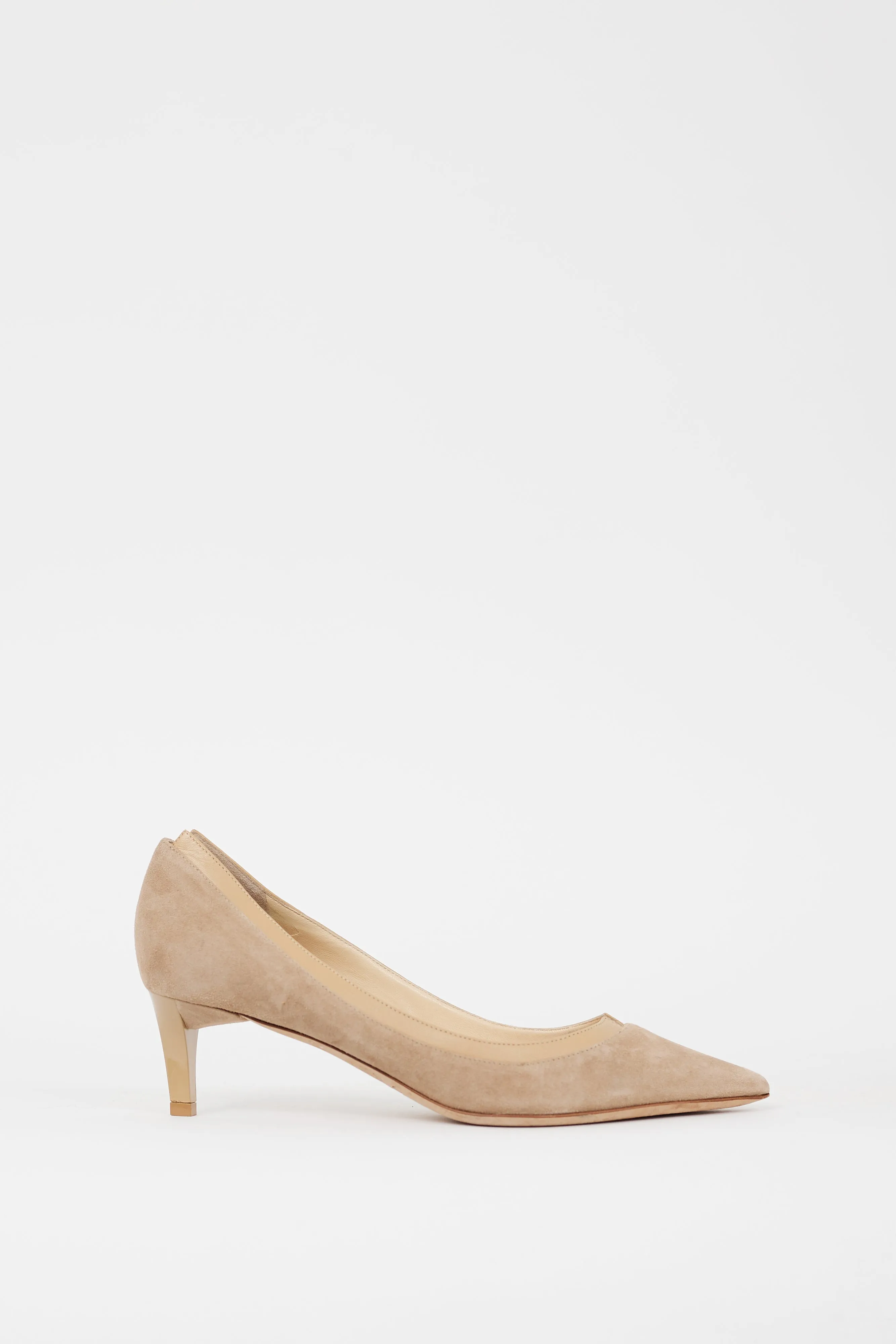 Beige Suede Imogen Pump