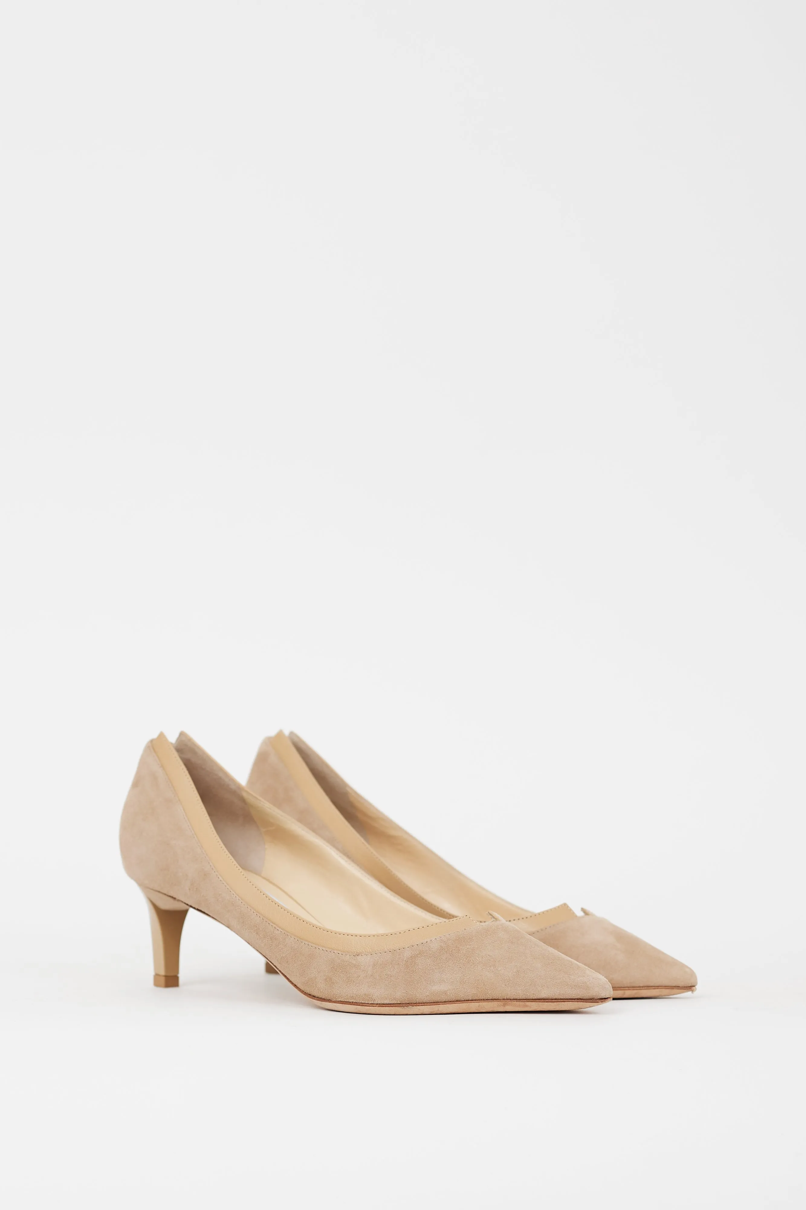 Beige Suede Imogen Pump