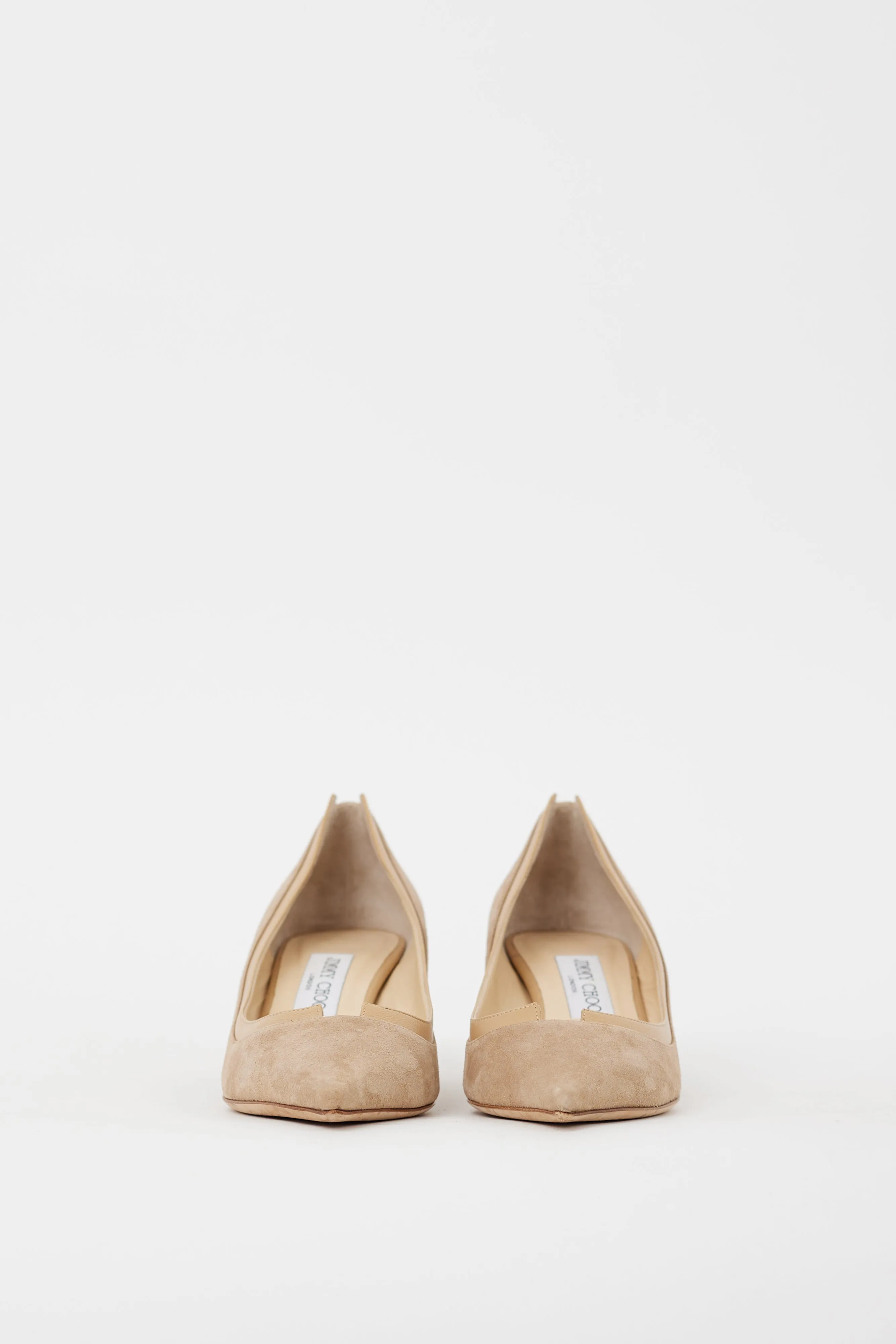 Beige Suede Imogen Pump