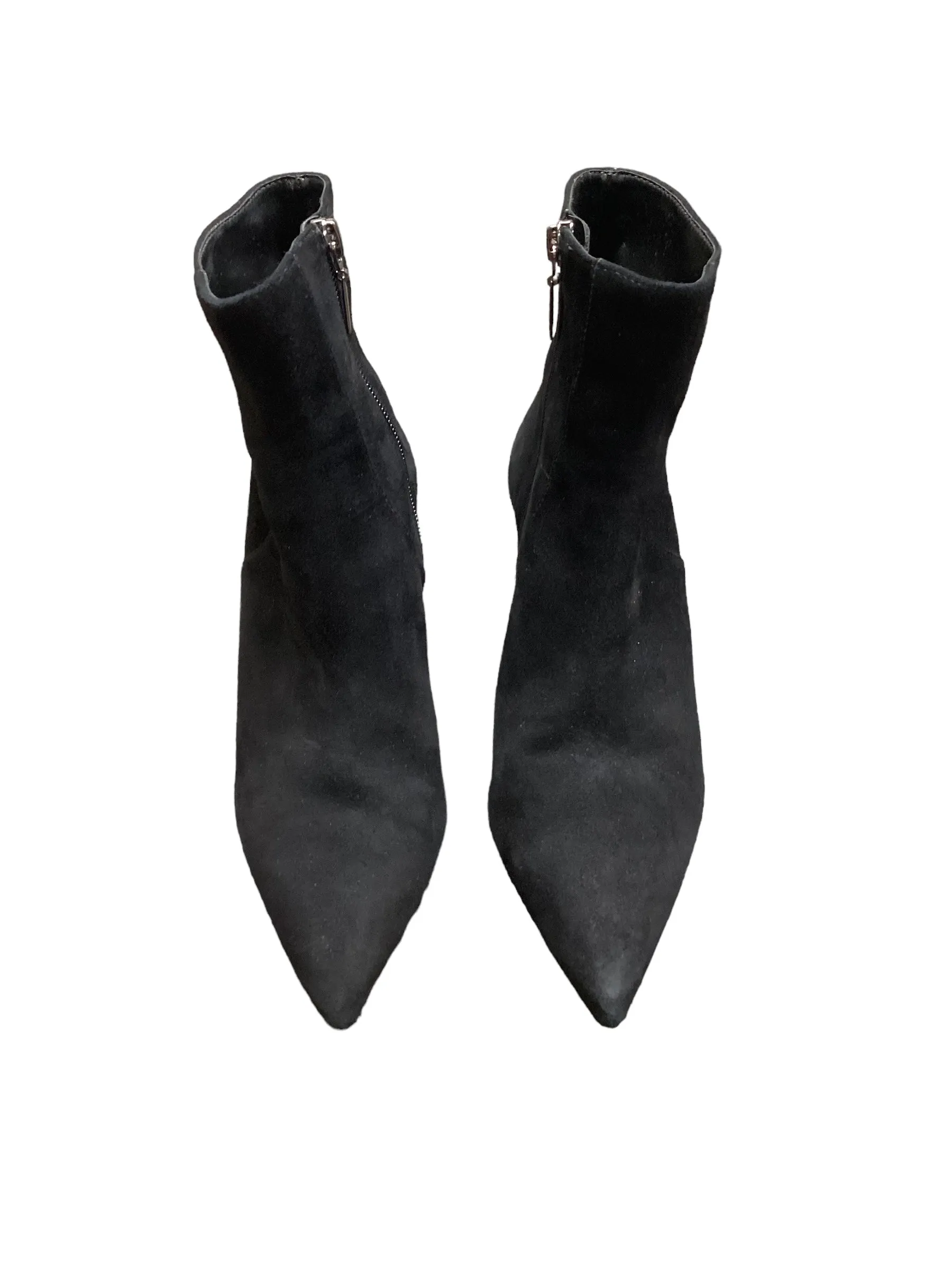Black Boots Ankle Heels Evereve, Size 8