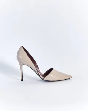 Céline pointed d'orsay heel pumps, beige, 36.5