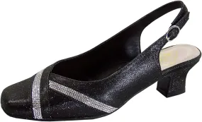 Floral Shelby Women's Wide Width Square-Toe Dress Pumps