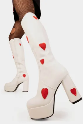 Jam Tarts Platform Knee High Boots