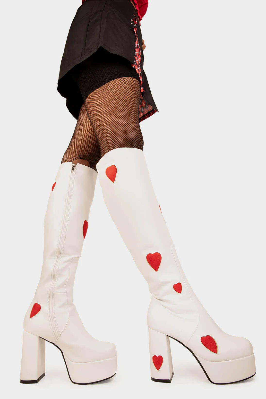 Jam Tarts Platform Knee High Boots