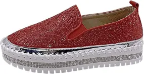 Ladmiple Sneakers For Women Black Sole Women's Slip on Sneakers Low Top Canvas Walking Shoes Fashion Dressy Casual Summer Cute Comfortable Non Slip Flats Loafers
