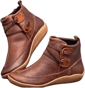Ladmiple Womens Fall Boots 2024 Wide Calf Fashion Ankle Booties Causal Combat Cowboy Cowgirl Western Short Booties
