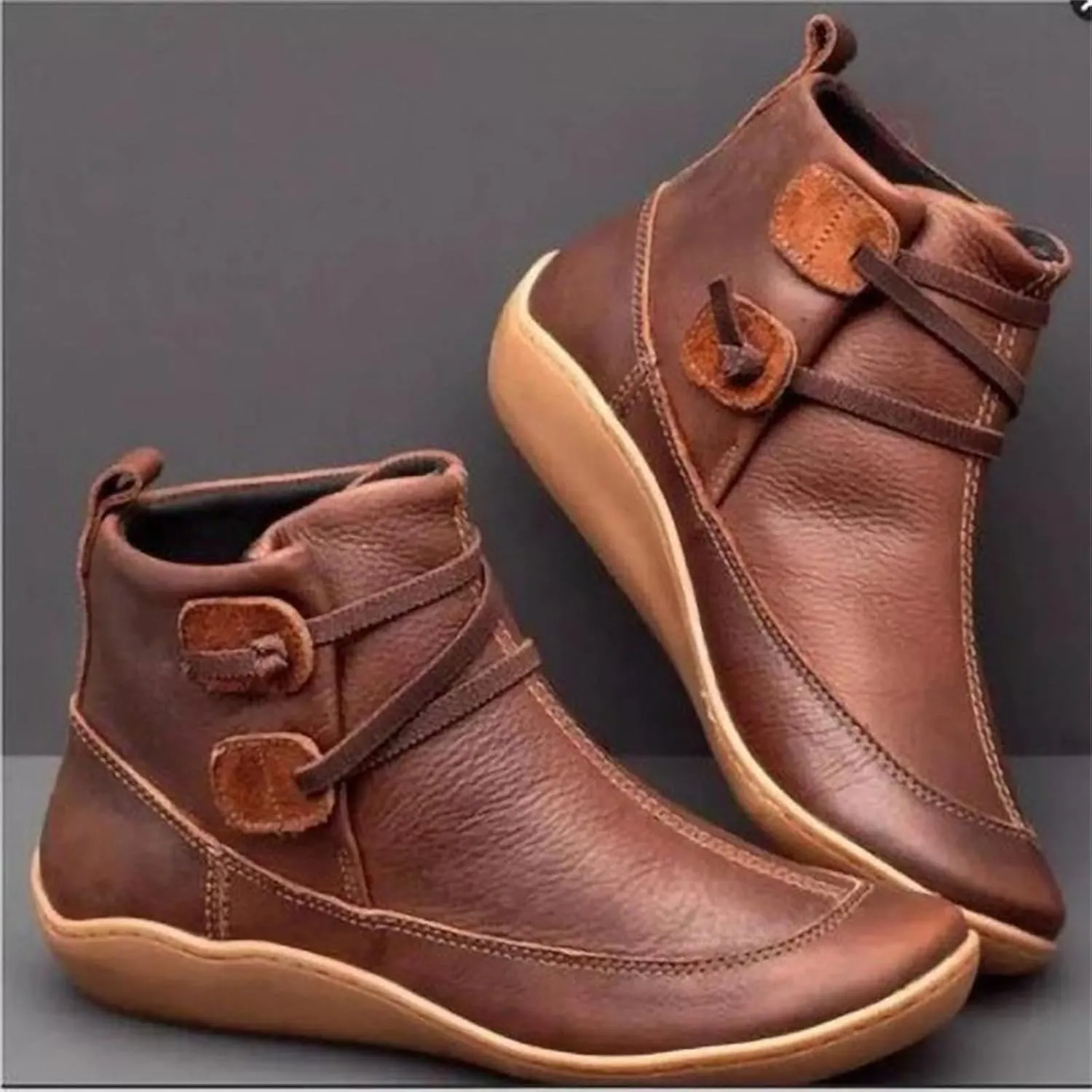 Ladmiple Womens Fall Boots 2024 Wide Calf Fashion Ankle Booties Causal Combat Cowboy Cowgirl Western Short Booties