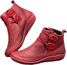 Lausiuoe Womens Boots Ankle Low Heel Platform Ankle Booties Casual Dressy Slip on Cutout Chunky Block Combat Boots