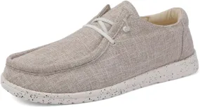 Loafers for Men Comfort,Classic Lightweight Non-Slip Boat Shoes Men Slip-On,Casual Soft Breathable Deck Shoes Mens,All Weather Rubber Soles