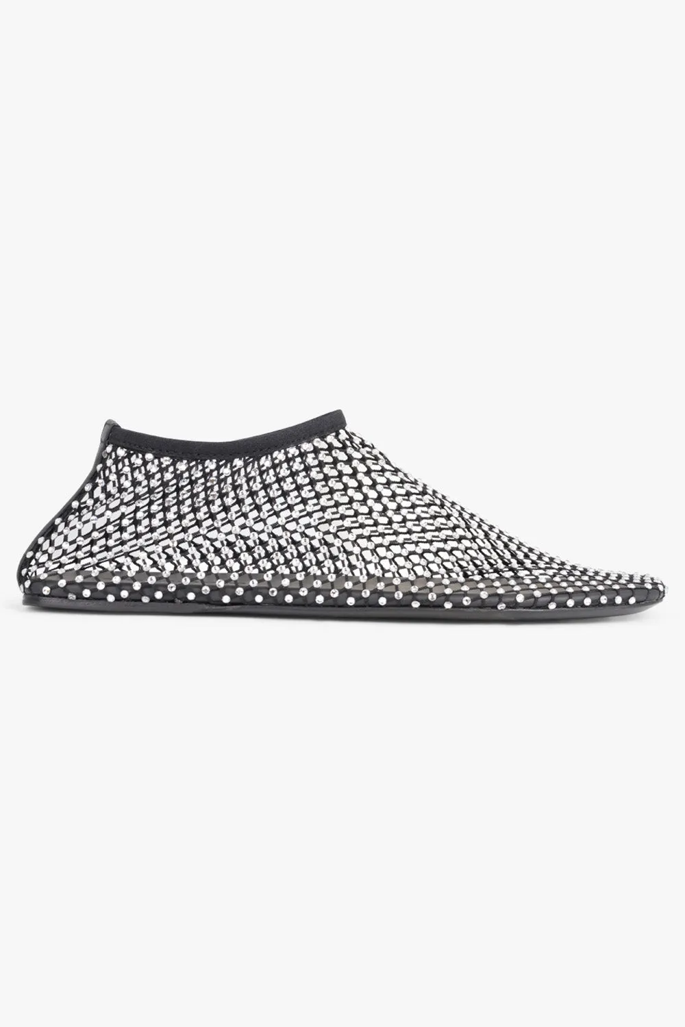 Minette Studded Flat | Black