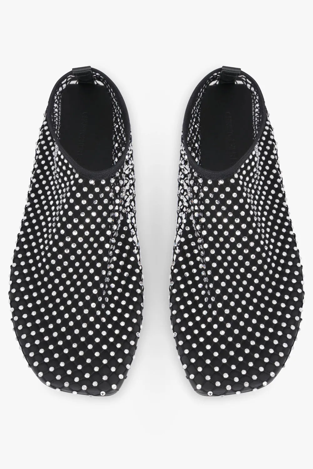 Minette Studded Flat | Black
