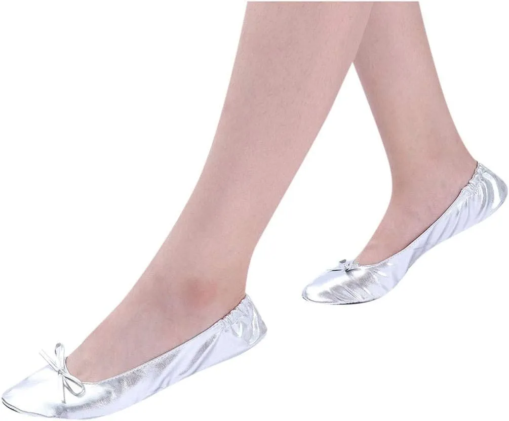 Shoes Roll Travel Party Flat Women Slipper Ballet Shoes Portable Dance Foldable Women's Slipper Platform Slide Sandals Women