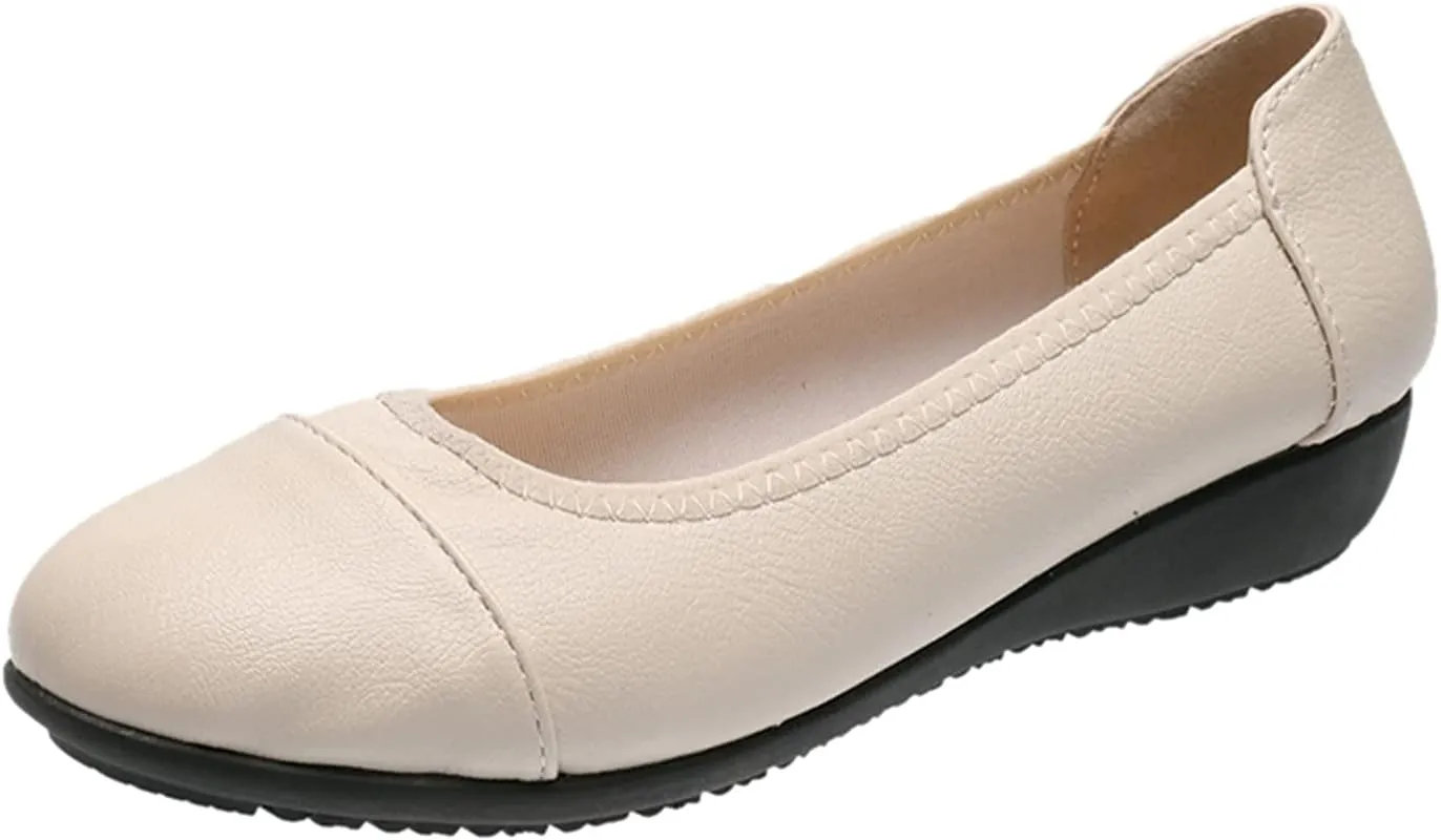 Women's Ballet Flats Business Office Work Dress Shoes Comfortable Dressy Flats for Women