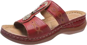 Womens Sandals Wedge Comfortable Orthopedic Sandals for Women with Arch Support Casual Walking Footwear with Comfortable Flip Flops Walking Sandal 2025