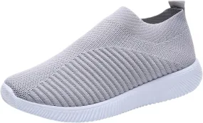 Women's Walking Sneakers Workout Shoes Women's Running Shoes Slip on Tennis Shoes Breathable Comfort Work Shoes