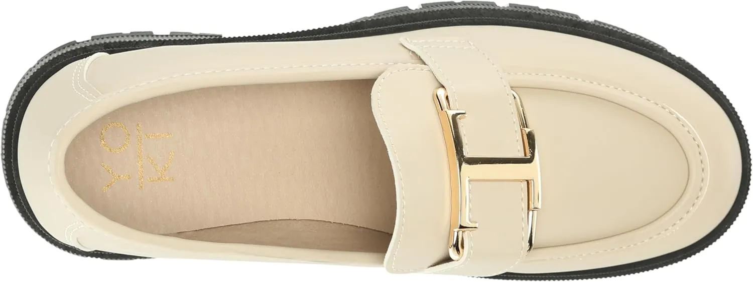 YOKI Women's Lugsole Loafers